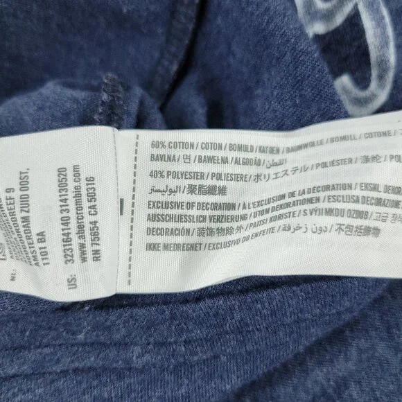 Hollister Shirt Women's Small Blue Surfing Co Graphic Tee Short Sleeve Top Adult - Picture 14 of 14